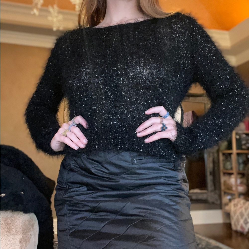 Fuzzy Sweater Sparkly